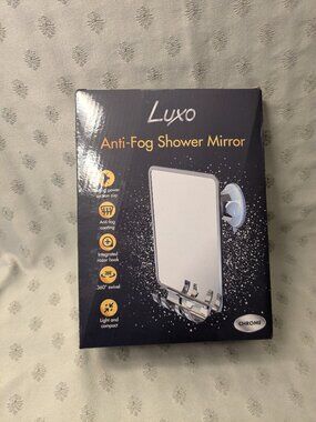 Father's Day NEW!  Luxo Shower Mirror, Shower Mirror Fogless for Shaving